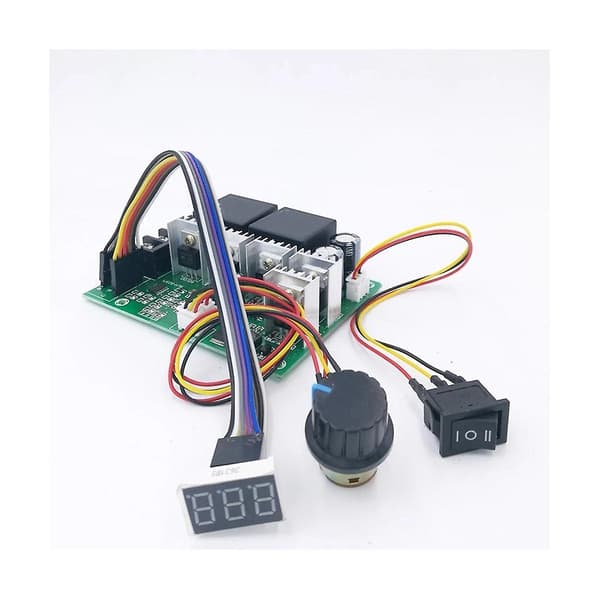 PWM DC Motor Hastighedsregulator DC 10-55V Digital LED Display 0-100% Justerbart Drivmodul Input