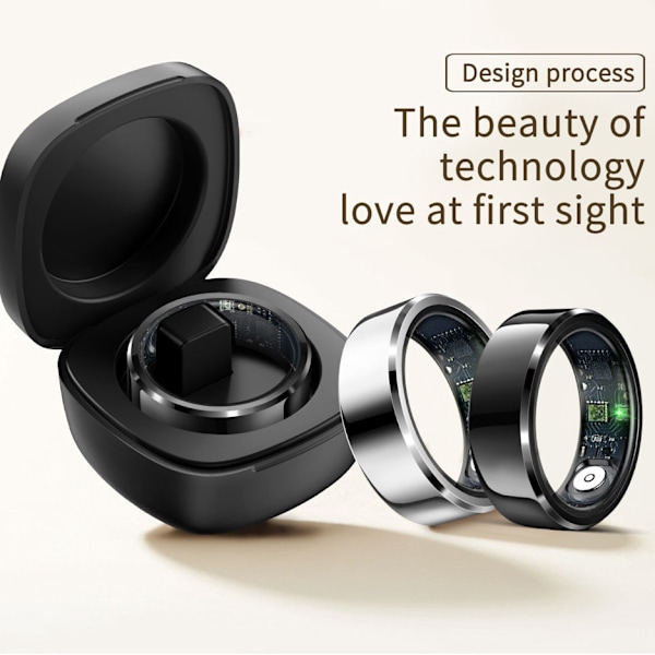 Ny R6 smart ring puls sömn hälsa övervakning stegräkning träningsläge fjärrkontroll fotografering ex