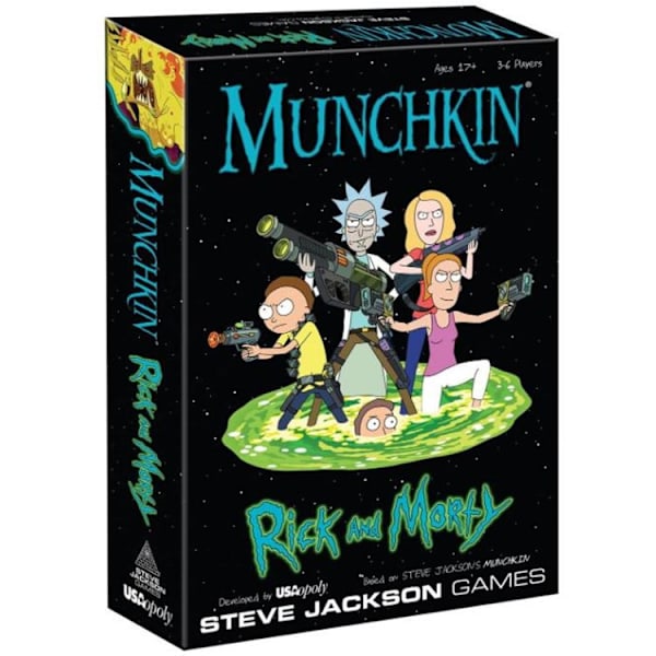 Full engelsk klassisk anime Rick And Morty mønster kortfestespill