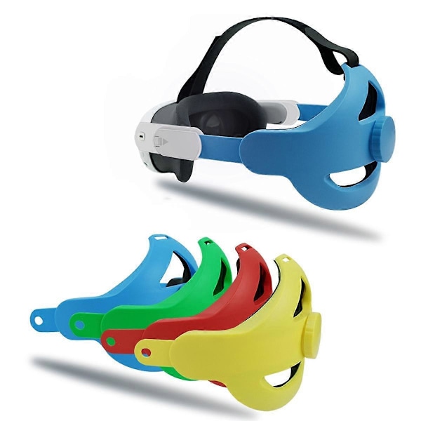 VR Headset Rem för 3 Justerbar Förbättrad Huvudkudde Bärande Huvudrem för 3-Blå