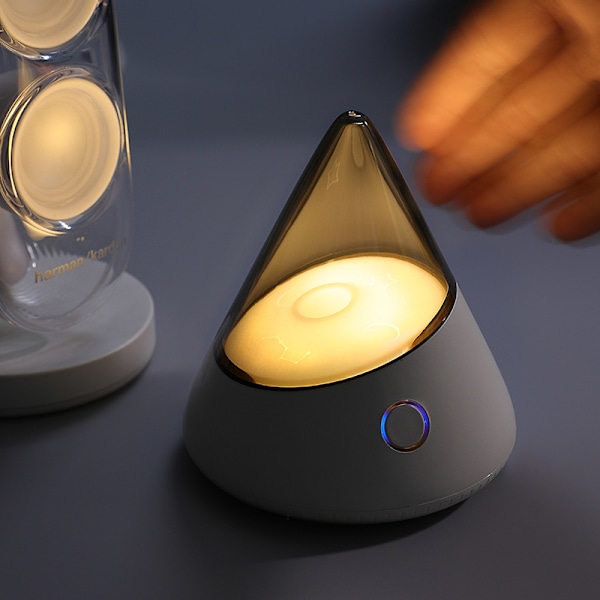 Kreativt nytt hjem M3 atmosfærelys intelligent trykksensor dimmbar USB-lading fargerik pustende nattlys