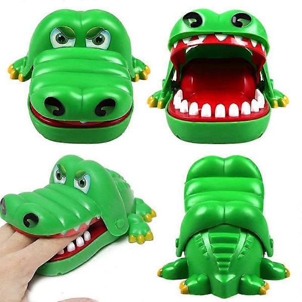 1/2 st Squishy Tand Skämt Mun Tand Alligator Hand Barnleksaker Familjespel Klassiskt Bitande Hand Krokodilspel