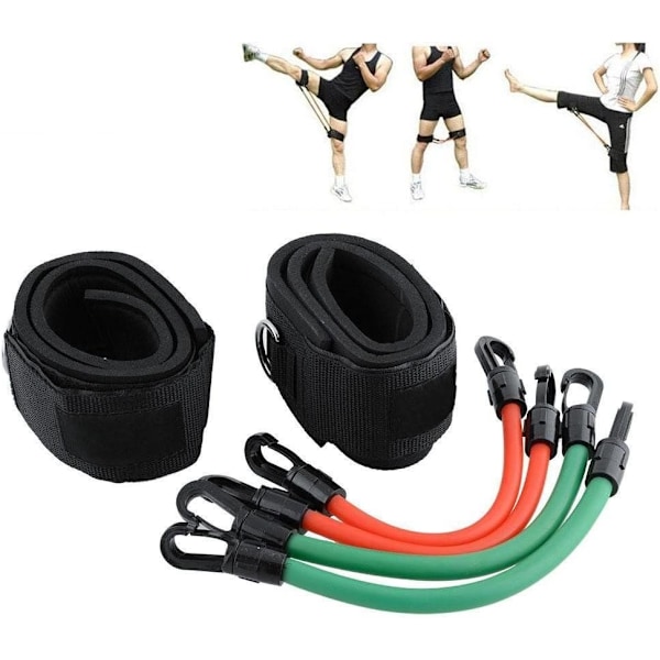 Latex Motstandsband for Ben, Lår, Treningssenter, Yoga, Øvelser, Sterk Tube, Ankelstropper, Pilates, Trening, Treningsutstyr