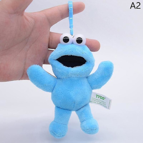 Sesamgatan Elmo Kakmonster Mjukisdjur Dockor Barn Present Nyckelring Hänge