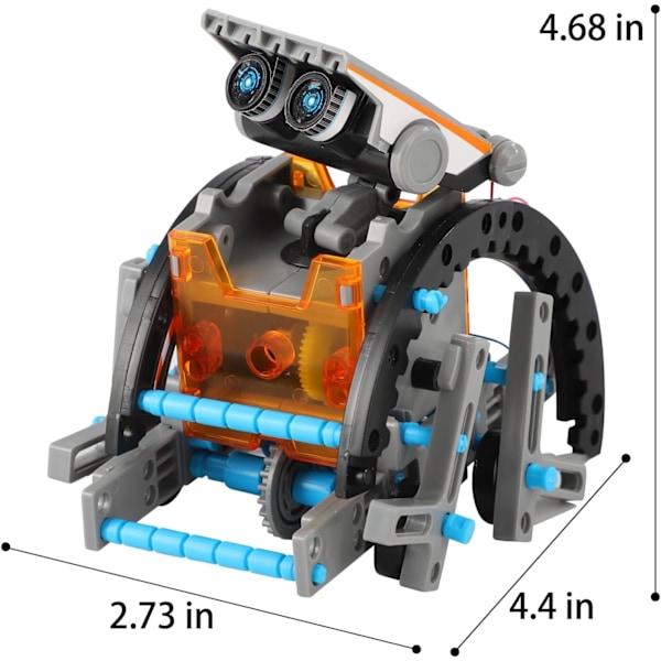 Lucky Doug Leikkikalut Lapsille, 12-in-1 STEM Aurinkovoimalla Toimiva Robottisetti Leikkikalulahja Lapsille, Koulutuksellinen Rakentaminen Tiede Kokeilusetti Syntymäpäivälahja Pojille Tytöille