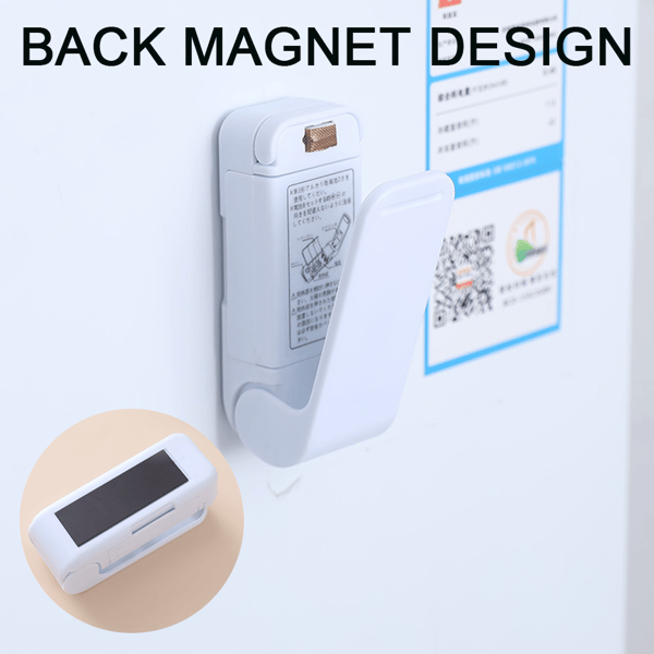 Mini Poseforsegler og Kutter USB Oppladbar Bærbar Hvit