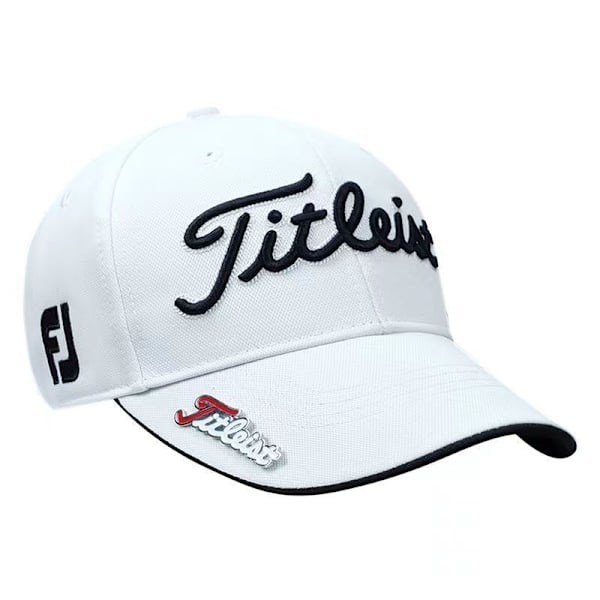 Uusi tyyli golf-lippis miehille ja naisille, aurinkohattu golf-lippis aurinkosuojaksi, valkoinen