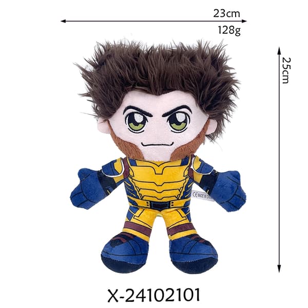 Nye Deadpool Wolverine og Wolverine perifere plusj leker dukke gripemaskin