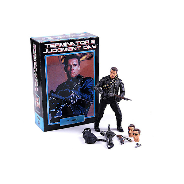 Terminator 2: Domedagen T-800 Arnold Actionfigur Leksaksmodell Presentvänlig