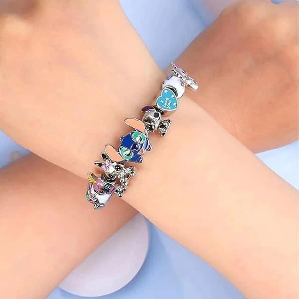 2025 Stitch Julekalender DIY Armbånd 24-Dagers Overraskelsesgave til Barn E