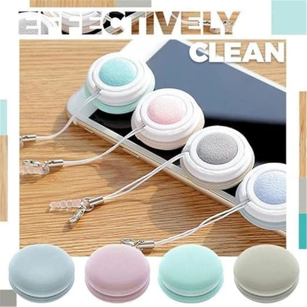 Macaron Cell Phone Cleaner Mobiltelefon Skærm Linse Wipe Glass Cleaner Renseklud