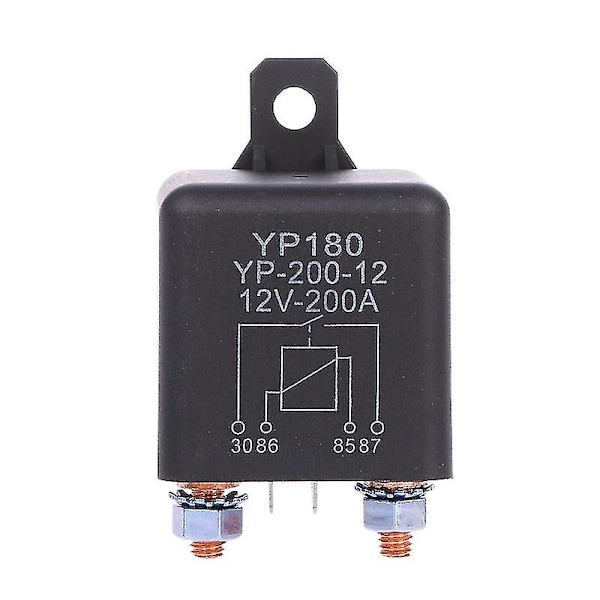 12v Dc 200a Hög Effekt Bilrelä Lastbilsmotor Kontinuerlig Typ Bilswitch