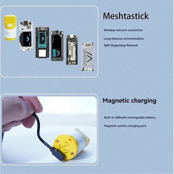 Tre-Akset Accelerationssensor Kapsel Sensor V3 ESP32S3 Udviklingskort WiFi+BT LoRaWAN til 915m