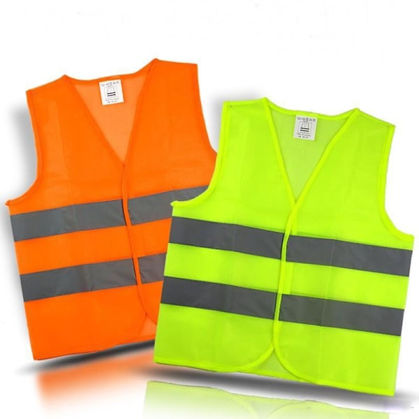 2-pack reflexvästar, nätvästar, trafikreflexvästar