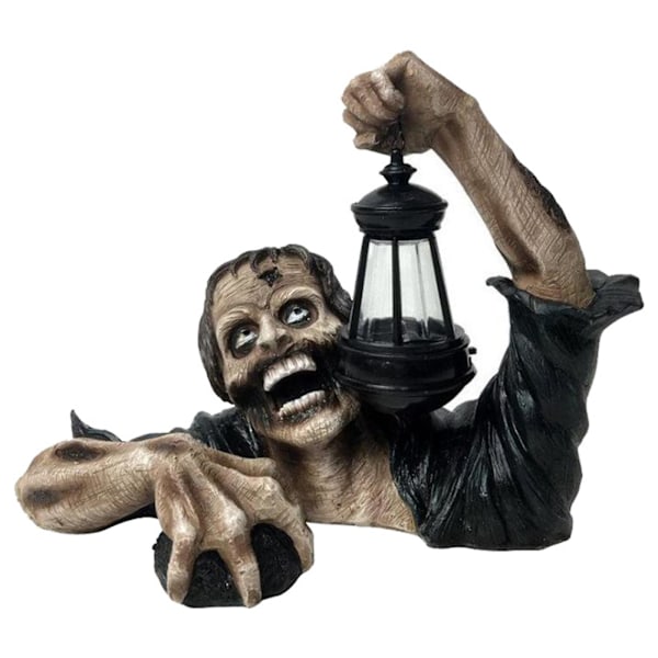 Feriepynt - Zombie Resin Statue Personlig Håndlavet Kunsthåndværk Halloween Ornament