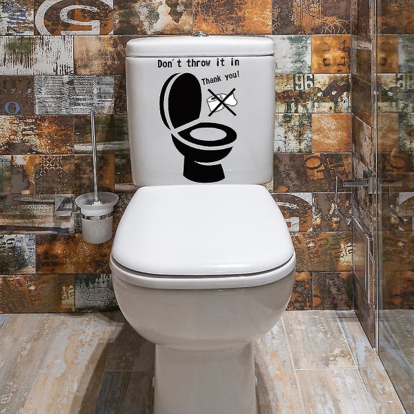 Numb Toilet Stickers Rotte Aftagelige Stickers