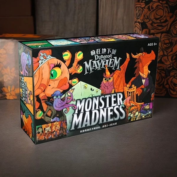 Brætspil Kort Dungeon Chaos Chaos Dungeon Fuld Engelsk Vanvittig Monster Strategispil