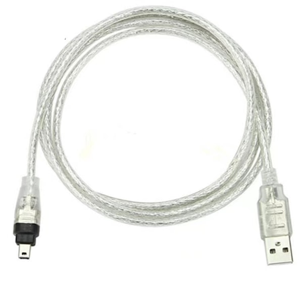 USB Hann til Firewire IEEE 1394 4-pinners Hann Ilink Adapterkabel for Dcr-trv75e Dv 1m USB Firewire-kabel