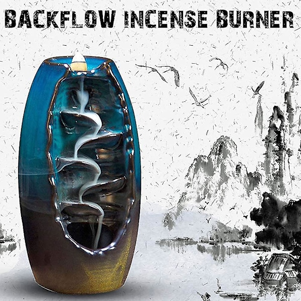 Suitsukkeenpidike keraaminen suitsuke vesiputous - Backflow suitsukepidike-mxbc