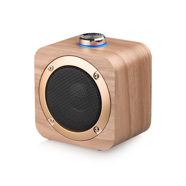 Q1B Puinen Bluetooth-kaiutin matkapuhelimeen, tietokoneelle, kotiin, TWS-yhteys, langaton lahja, surround-stereo, pieni kaiutin