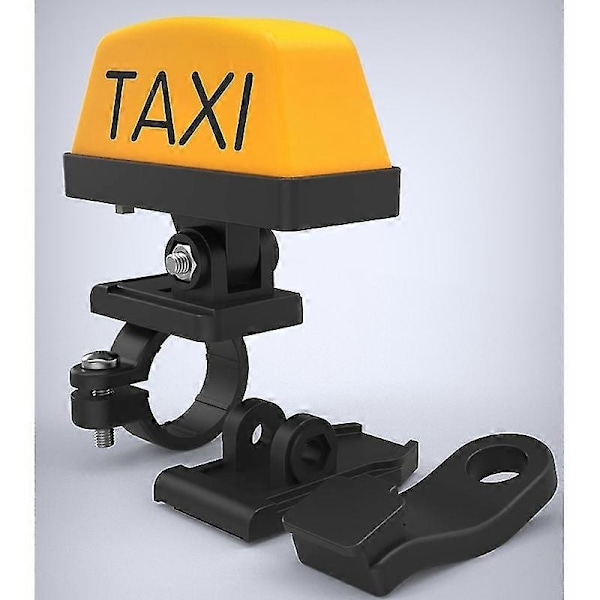 Utsøkt motorsykkeldekorasjon Modifisert Lys Justerbart Håndtak Hjelmlys USB Oppladbart Varsel Taxi Boks Skilt LED Lampeindikator