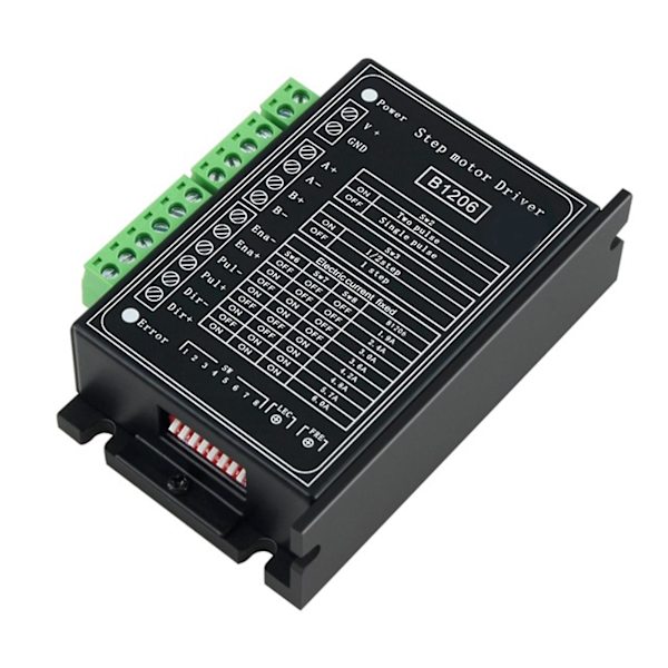 B1206 Fuld/halv trin driver 2-faset skridtmotordriver Driftspænding 120v