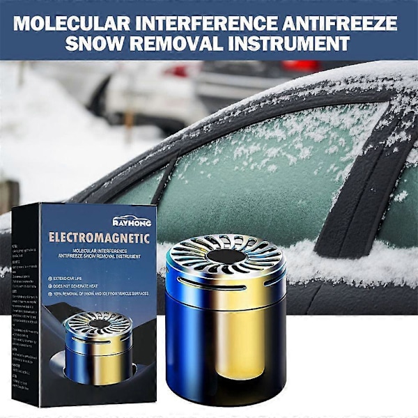 2 stk. Mikrobølge Molekylær Afisningsinstrument til Køretøjer Mikrobølge Bil Afiser Antifreeze