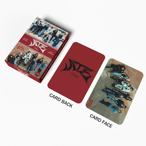Stray Kids lomo-kort för nya albumet ATE, stjärntillbehör Li Longfu-samling, samlingskort, 55 stycken