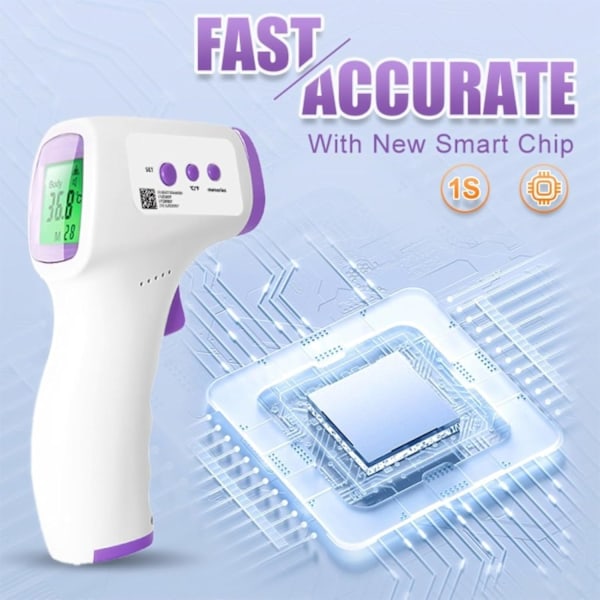 Pannetermometer for baby/barn/voksen, berøringsfri infrarød termometer, digital termometer