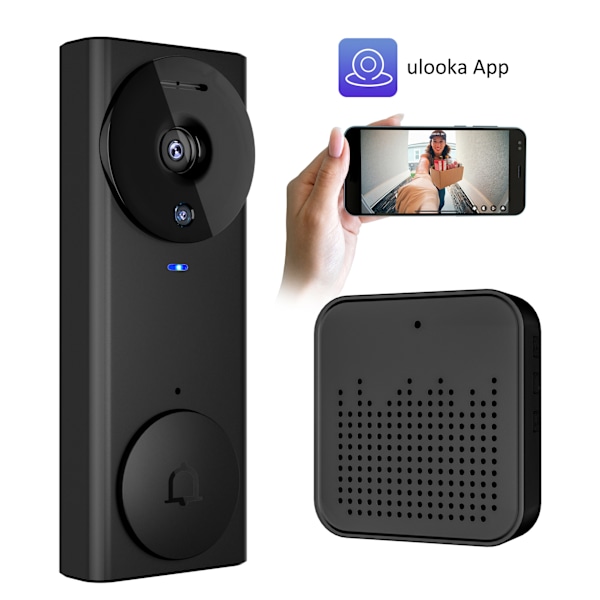 Ny M17 videodörrklocka hem trådlös HD nattseende intercom mobiltelefon APP smart inspelning