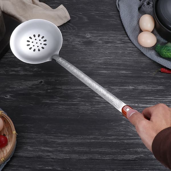 Håndspade i rustfritt stål, forlenget spade, forlenget lilla blomsterhåndtak