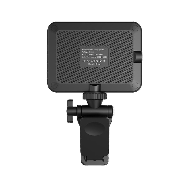 Oppladbart selfie-ringlys med justerbar lysstyrke, for selfies, livestreaming og videokonferanser