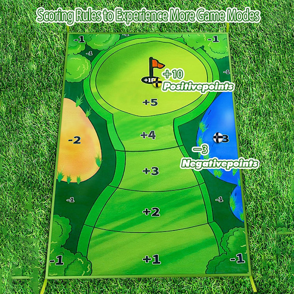 Fritidsgolfspel Set Golfträffmatta Spelmatta