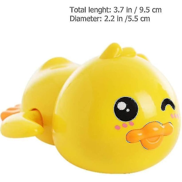6-pack Flytande Andungar Babybadleksaker Mini Andung Djur Uppdragning Sleksaker Dusch