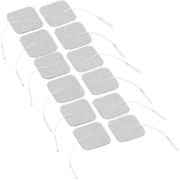 Tens-elektroder: Set med 3 elektrodkuddar för stimulering av strömmande enheter, 5x5 cm, varje set med 4 (tens-kuddar)