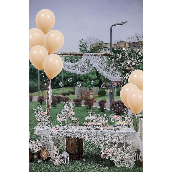 50 st Champagne ballonger latex ballonger för bröllop bröllop baby shower födelsedagsfest dekorationer 5 tum