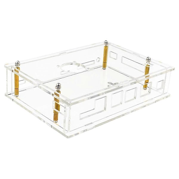 Til Banana Pi -F3 Akryl Kabinet Transparent Beskyttende Skal med Køleventilator til Banana Pi -F3 Deve