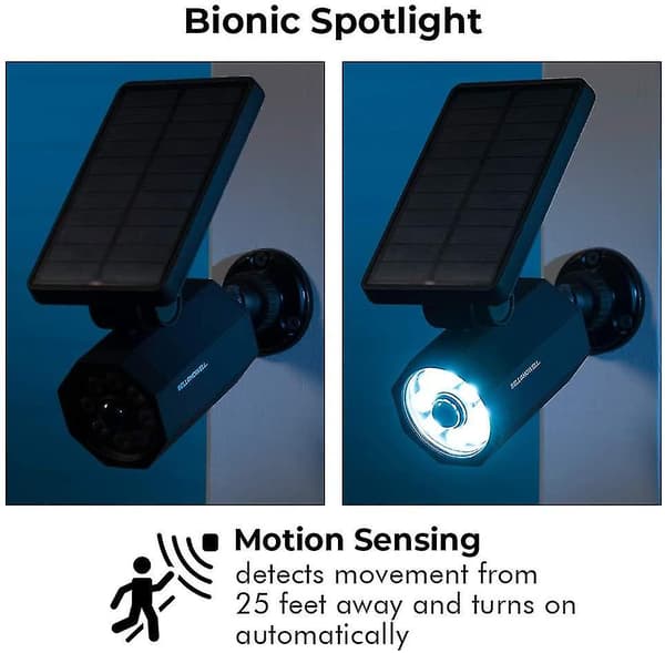 Bioniske Spotlight Solar Utendørslys Med Bevegelsessensor Super Bright