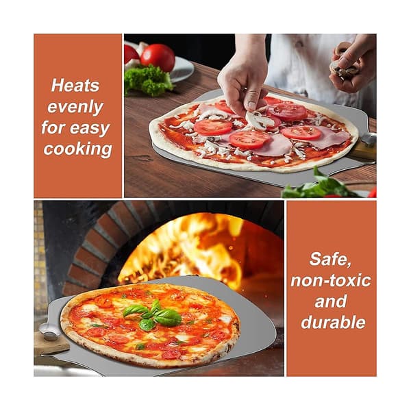 Pizzaspade 30 cm pizzaspade med foldbart træhåndtag nem opbevaring pizzaspade pizza vendespade P