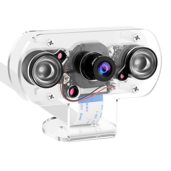 Raspberry Pi 4b -kameralle pidikkeellä ja kaapelilla Ir-kameramoduuli 5mp Ov5647 Webcam automaattisesti S
