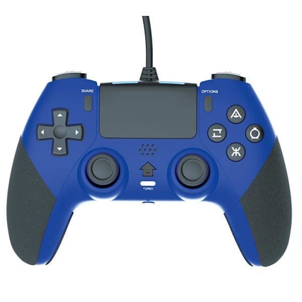 Ny PS4 kablet controller med makroprogrammering P4 kablet controller med vibration seks-akset funktion plug and play T29