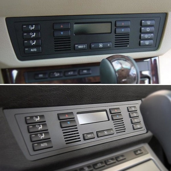 14st Bil Klimatkontroll Luftkonditionering Switch Button Covers För X5 E53 1999-2006 E39 1996-2002