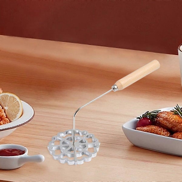 Støpejerns Rosett Jernform Sett Bunuelos Form Med Håndtak Timbale Former Bakverk Verktøy Achappam Form Rosett Kake Maker