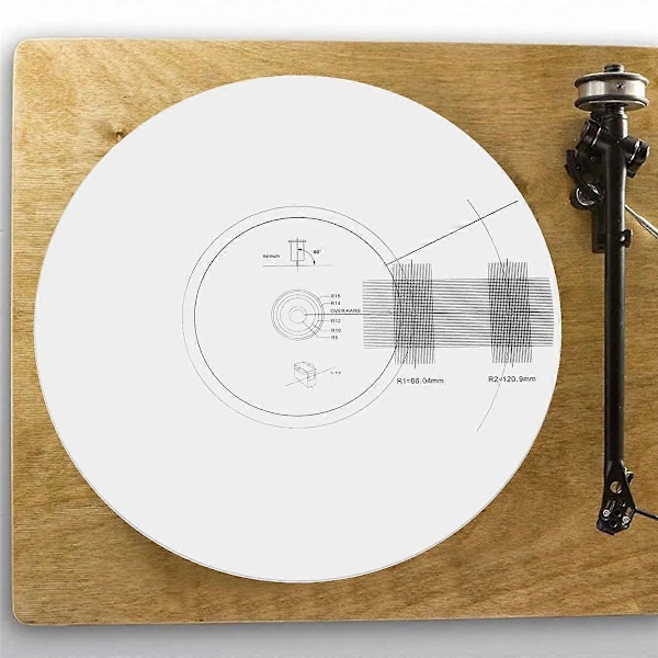 Kalibrointilevy Fonografi Kohdistus Protractor Fonografi Levysoitin