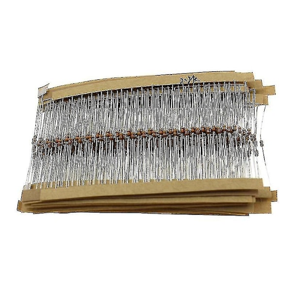 Resistors 300pcs/600pcs 1k 10k 100k 220ohm 1m 30 Kinds Set 1/6w Resistor Pack-Excellence