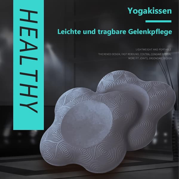 Yoga Knäskydd Halkfria Knäskydd Pilatesmattor för att Skydda Knän, Armbågar, Handleder