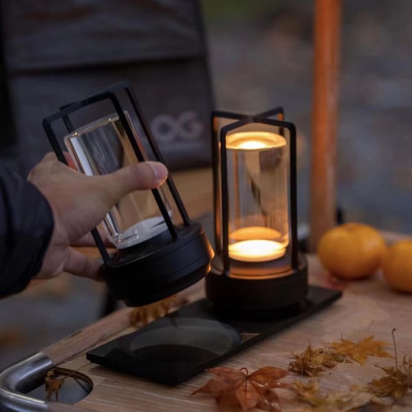 LED-ladesk skrivebordslampe kreativt soveromsdekorasjon nattbordslampe bar restaurant hjem atmosfære USB nattlys