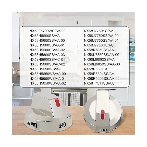 DG64-00473A Liesikuvun polttimen säätönupit kaasulieden vaihtoon NX58F5700WS NX58H5600SS NX58