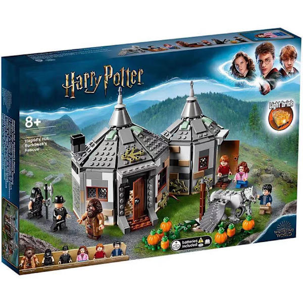 496 osaa Harry Potter Hagridin mökki rakennuspalikoita koottu lasten leluja