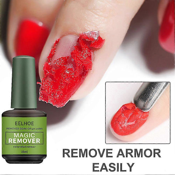 3 st Burst Nagel Gel Magic Remover Nagellack UV Gel Soak off Clean Avfettningsmedel 2024